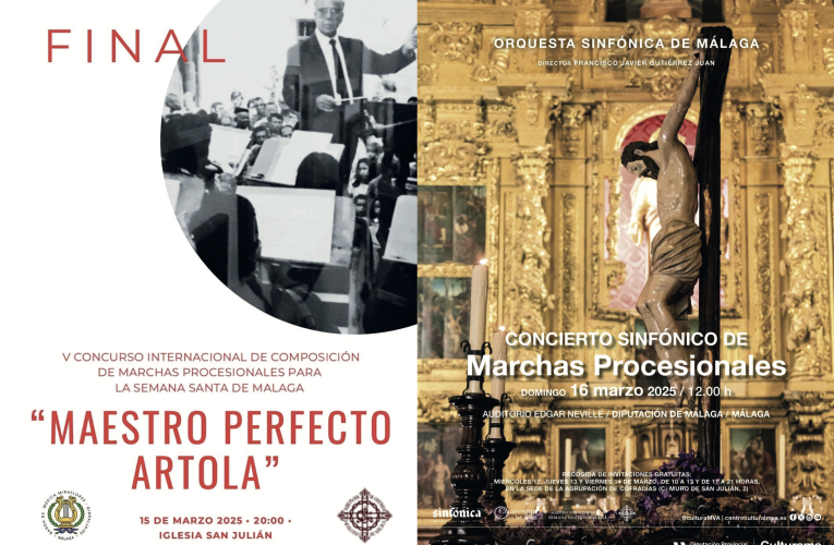 Dos citas musicales de gran relevancia en la programación cultural de la Agrupación de Cofradías el próximo fin de semana