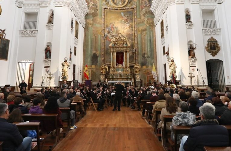 Certamen de Bandas de Música de la provincia en la Semana Santa de Toledo. Banda Sinfónica Municipal de Música de Madridejos.