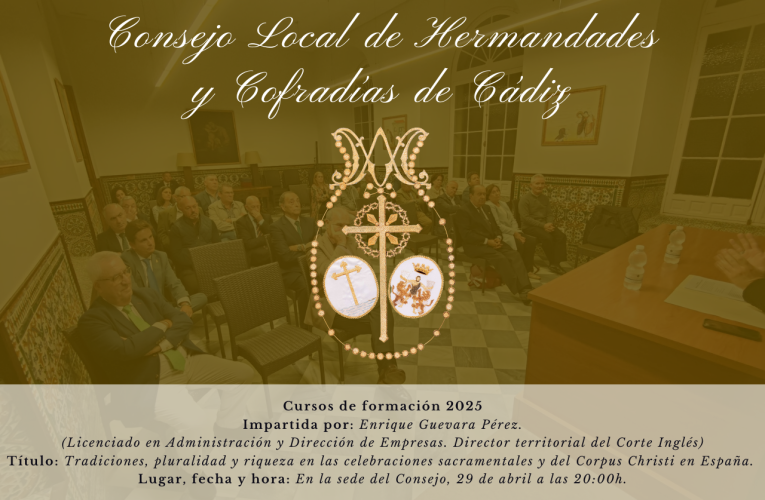 Nueva conferencia del Curso de Formación 2024-2025 sobre el Corpus Christi