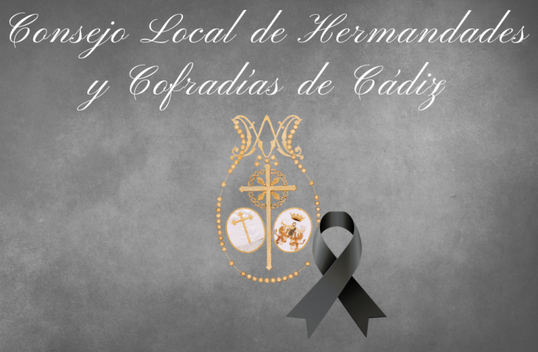 Fallecimiento del hermano mayor de la hermandad de las Siete Palabras, José Manuel Calvo.