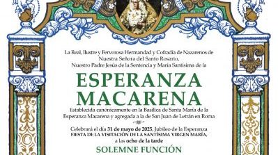 Solemne Función conmemorativa de la Coronación Canónica de la Virgen de la Esperanza