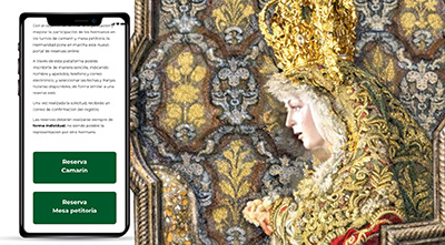 Nueva web para la gestión online de la mesa petitoria de culto y la del Camarín de la Santísima Virgen