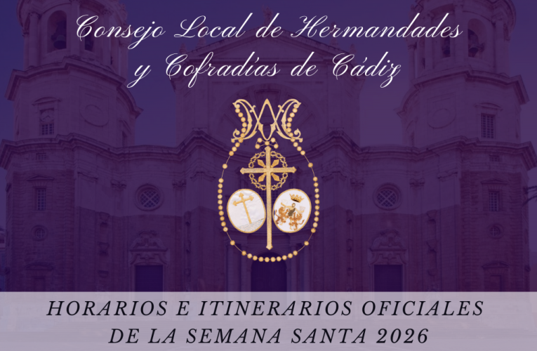 HORARIOS E ITINERARIOS 2026 – Consejo Local de Hermandades