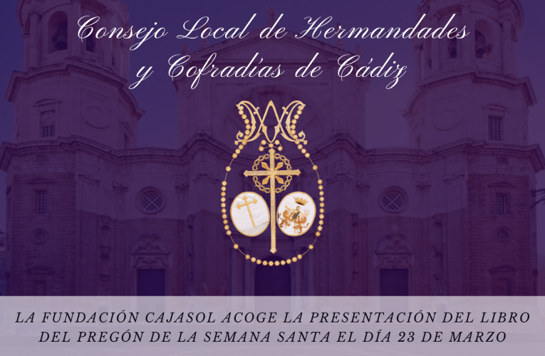 Presentación del libro del pregón de la Semana Santa.