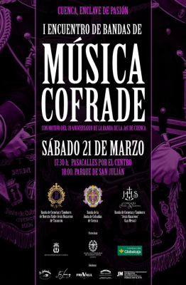 Cuenca acoge este sábado el I Encuentro de Bandas de Música Cofrade, con motivo del XX Aniversario de la Banda …