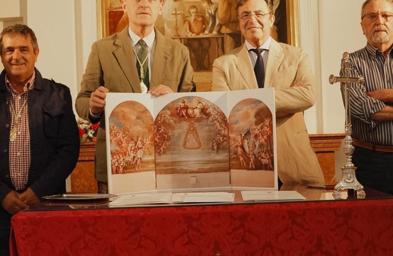 Decoración ornamental de la Capilla de las Andas de la Virgen en el Santuario del Rocío