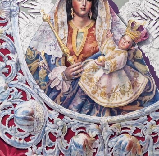 LA VIRGEN DE LA SALUD, PROTAGONISTA EN EL CARTEL DE LAS GLORIAS DE SEVILLA 2026 – Consejo General de Hermandades y Cofradías de la Ciudad Sevilla