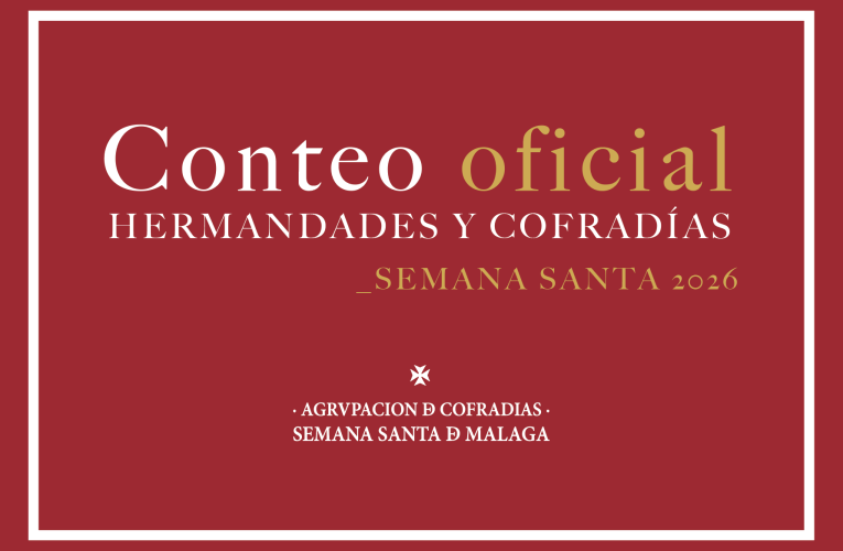 Conteo oficial de la Semana Santa de Málaga 2026 – Agrupación de Cofradías de Málaga