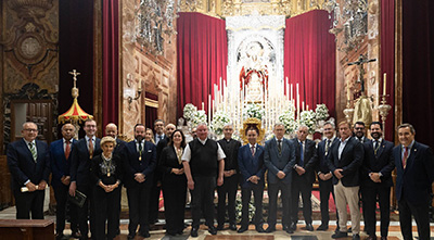 La Hermandad de la Macarena celebró el Solemne Triduo en honor a Nuestra Señora del Santo Rosario